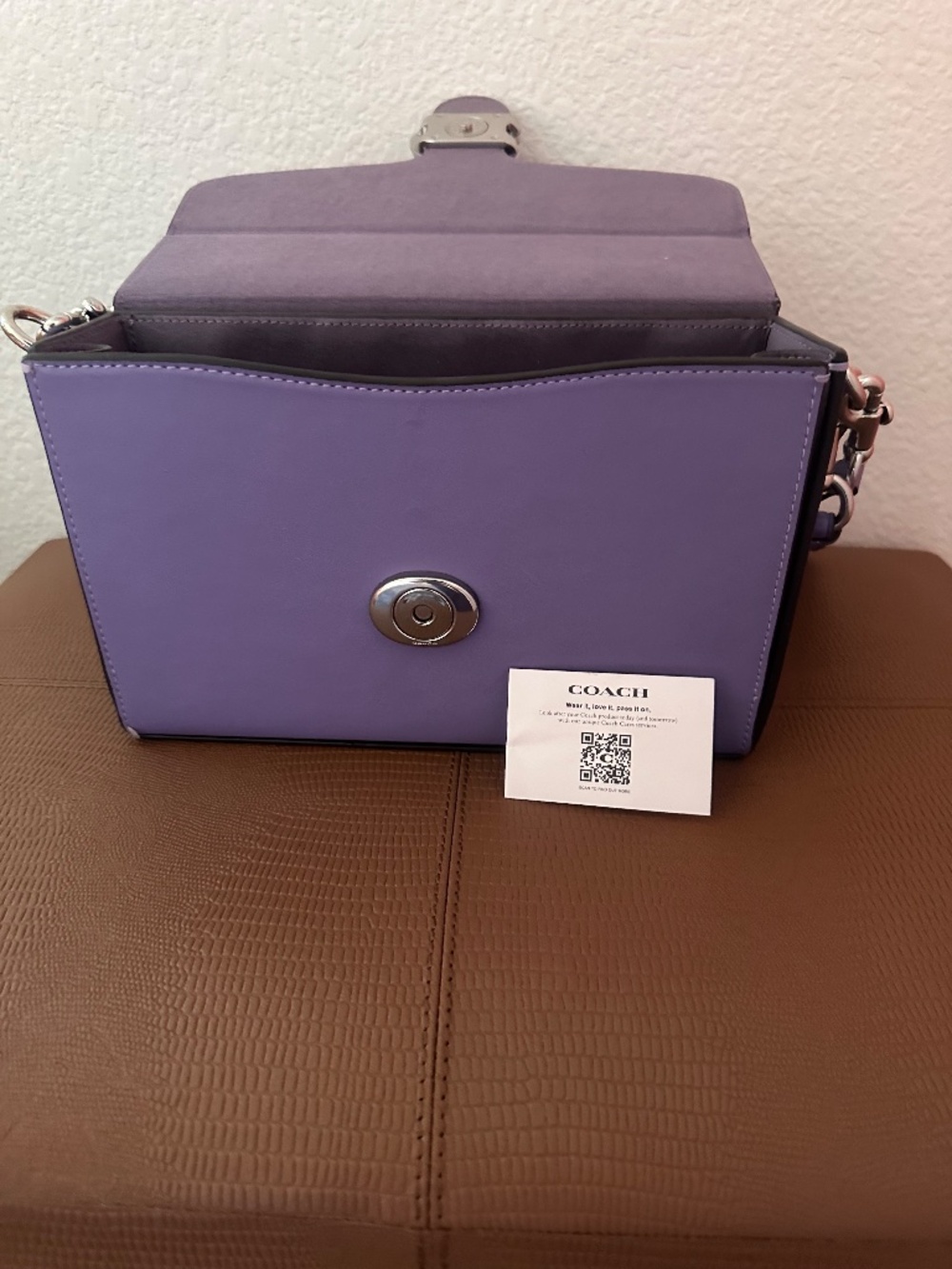 Coach Glovetanned Leather Tabby Box Bag - Picture 8 of 9